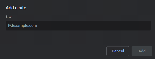 Add website to Chrome notifications allowed list
