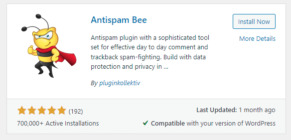Antispam Bee - WordPress Plugin